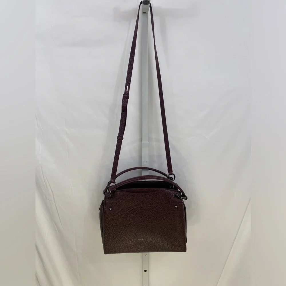 NWT Rebecca Minkoff Currant Leather Satchel/Crossbody Bag - Picture 2 of 16